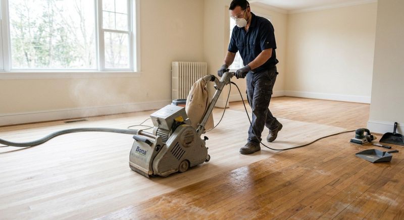 Ash Floor Refinishing in Alpharetta, GA
