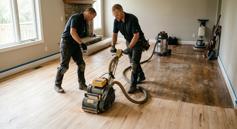 Birch Floor Refinishing in Alpharetta, GA