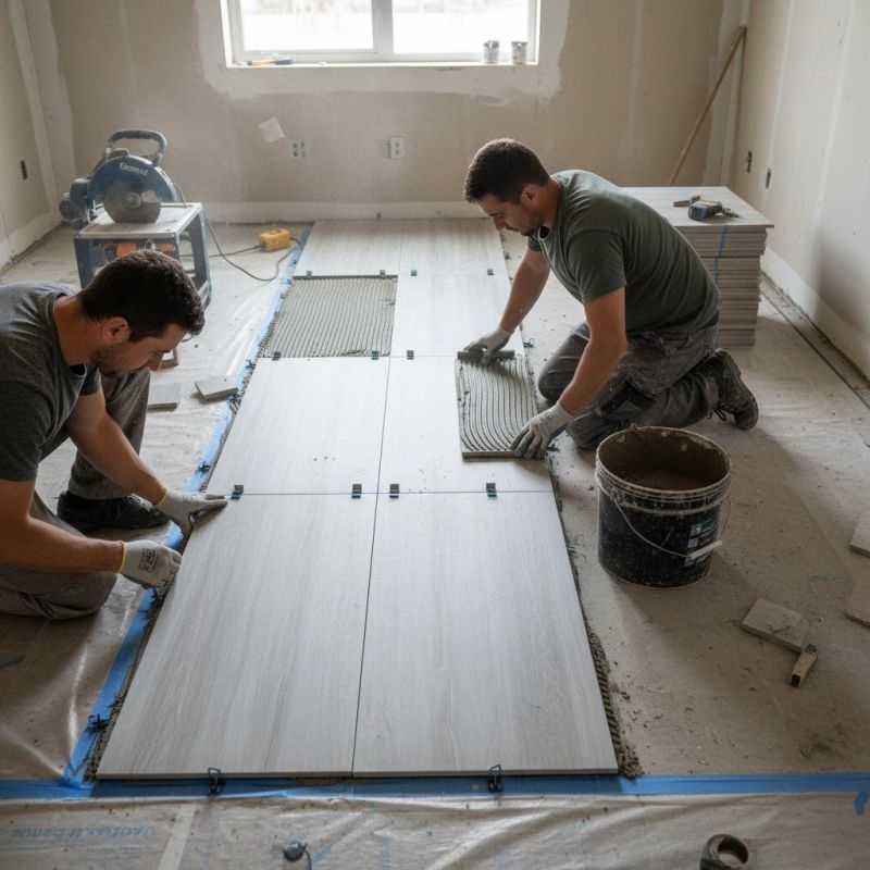 Kitchen Floor Installation