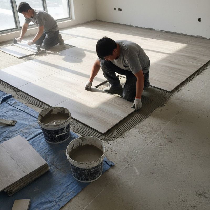 Kitchen Floor Installation